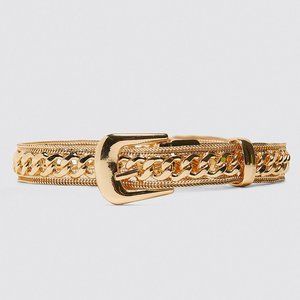 Zara | Accessories | Zara Gold Chain Metal Belt | Poshmark display picture 3